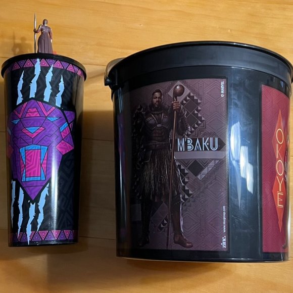Wakanda Forever Cup and Popcorn Bucket - Picture 4 of 4